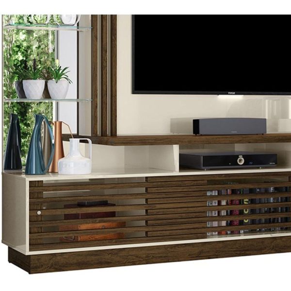 Alternative view of Home para Tv até 60 Polegadas Frizz Plus Madetec Off White com Savana