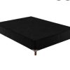 Base Sommier Camurça Queen 1,58x1,98x0,30 Ortobom Preto