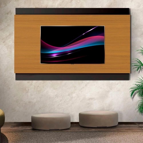 Alternative view of Painel para Tv até 75 Polegadas Legacy 2.0 EDN Cedro Natural com Preto
