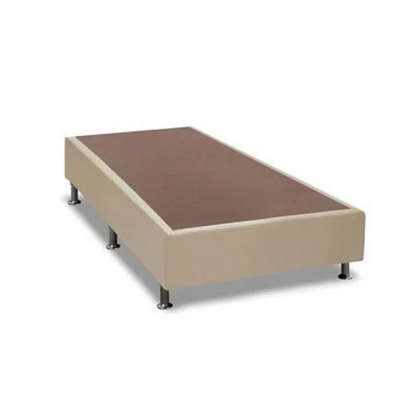 Base Box 179 Solteiro  0,88 x 1.88 x 25cm Bege - Anjos
