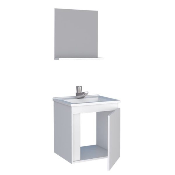 Alternative view of Armário Gabinete de Banheiro Onix 40cm Branco