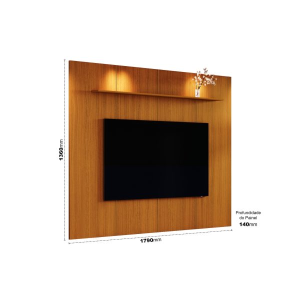 Alternative view of Painel para Tv até 75 Polegadas Avant 1.80 Cedro