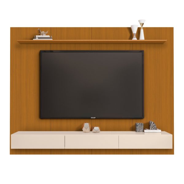 Home Suspenso para Tv até 65 Polegadas Avant 1.80 com Nicho Dior 1.60 Cedro com Off
