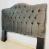 Cabeceira Casal Queem Berlim RA Estofados cod.37 - Cinza