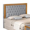 Cabeceira Casal Imperial RA Estofados cod 37 - Cinza