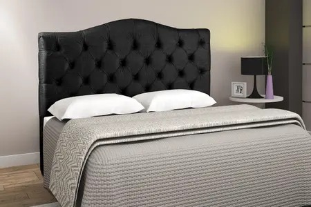Cabeceira Casal Queem Berlim RA Estofados cod.52 - Preto