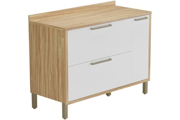 Balcão 1200 x 530 Syra Ronipa  - Amendoa com Off White