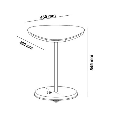 Mesa de Apoio Terracota - Artely - Imagem 4