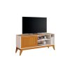 Rack Aruba para Tv até 55″ – Off White/Cedro #pr