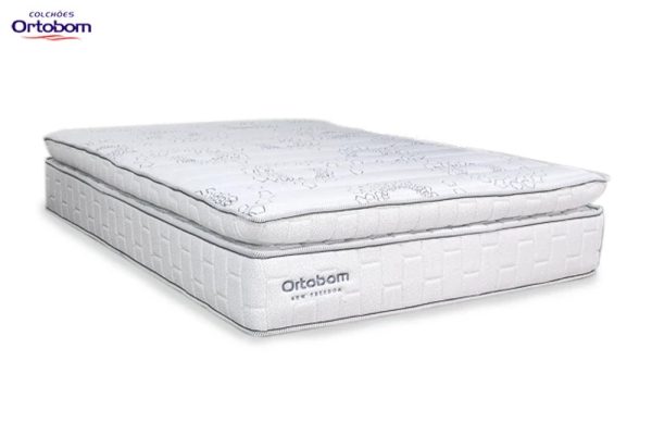 Colchão Casal New Freedom 138x188x32 Molas Ensacadas Pocket Espuma Viscoelástica D33 - Ortobom