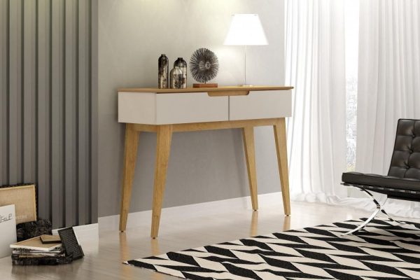 Aparador Belissima - Off white com Cinamomo- Valdemoveis