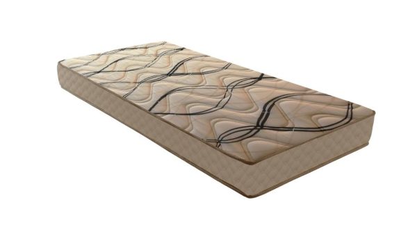 Colchão Solteiro Max Sono Espuma D33 Bege 0,88 x 1.88 x 20cm -PAROPAS