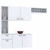 Cozinha 5 Portas e 1 Gaveta Compacta Carisma Branca