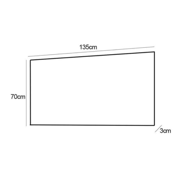 Alternative view of Painel para Tv até 50 Polegadas Star Branco  - Borsari