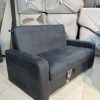 Sofá cama Baú Daiane Veludo Cinza Pavia Ch 250- Matrix
