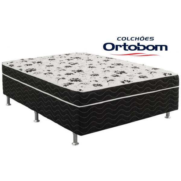 Cama Casal Box Union Ortopédico 1,38x 1.88 x 0,43cm Ortobom