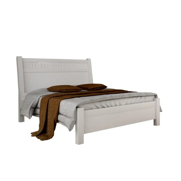 Cama Casal 185 Plus Branco Neve - Valverde