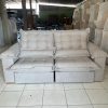 Sofá Retratil e Reclinavel Maldivas Larg. 2.30M  Prime 68 - Cinza