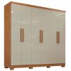 Guarda roupa 6 Portas  Portugal Imop Cinamomo com Arenas