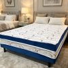 Cama Solteiro Espuma D28 Resende Luxo Bioflex 0,88 x 1.88cm -Azul