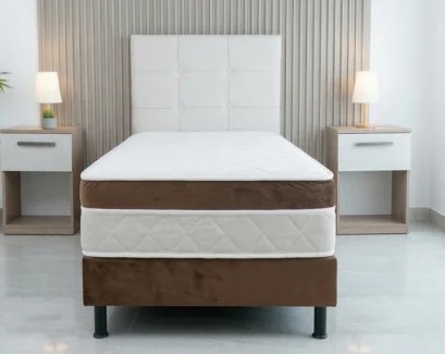 Cama Solteiro Espuma D33 Absolute Bioflex 0,88 x 1.88cm -Marrom
